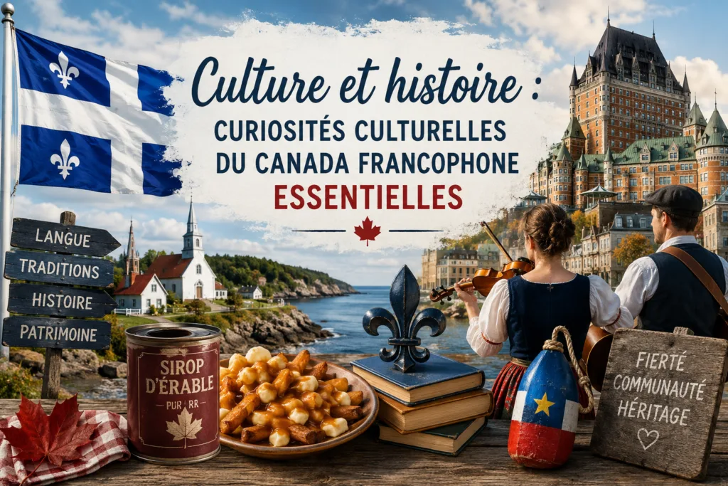 Culture et histoire : curiosités culturelles du Canada francophone essentielles